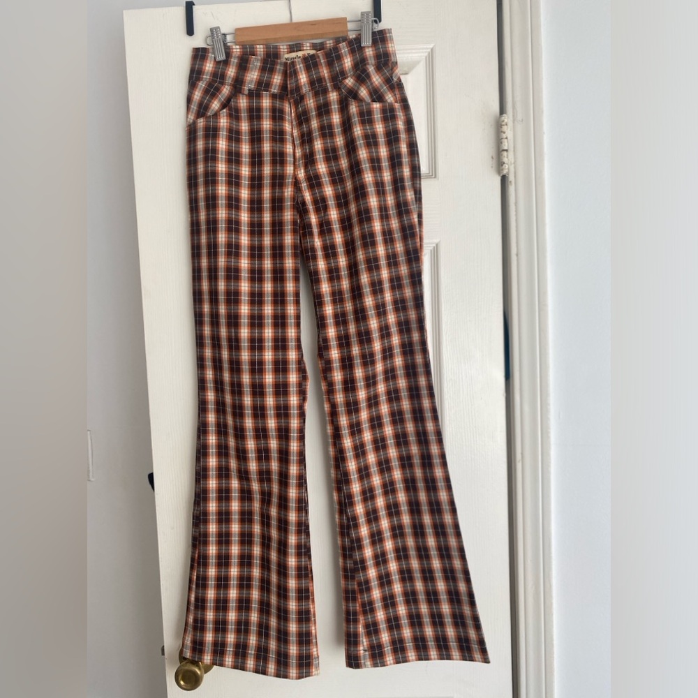 Miracle eye plaid pants XS NWOT